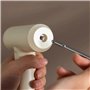 Petit Fouet à crème Rechargeable en Acier Inoxydable