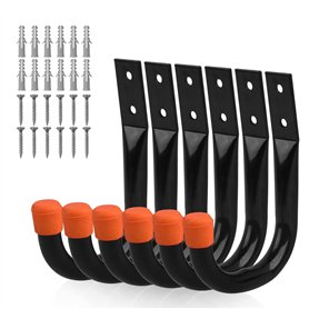 AnaTI Lot de 6 crochets de rangement robustes pour le garage