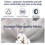 PFHKTO sous-vêtements d'incontinence for Hommes, Slips urinaires réutilisables, Anti-fuites, Confortables avec Coussinet Absorba
