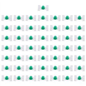 50 pièces en plastique blanc porte de voiture moulure de garniture Clips attaches attaches pour 3 série E36 E46 Auto accessoires