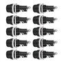 50 pièces en plastique blanc porte de voiture moulure de garniture Clips attaches attaches pour 3 série E36 E46 Auto accessoires