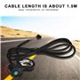 Pwshymi Interrupteur de Guidon de vélo électrique Accessoire de Bouton de commutation de klaxon en Plastique de vélo pour Scoote