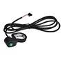 Pwshymi Interrupteur de Guidon de vélo électrique Accessoire de Bouton de commutation de klaxon en Plastique de vélo pour Scoote