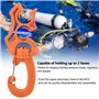 Pwshymi Clip de plongée sous-Marine, Clip de support de Tuyau Double BCD de plongée sous-Marine pour Accessoires de Détendeurs d