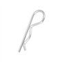 10 pièces goupille Fendue en Fer galvanisé, goupille Fendue de Type B, goupilles de retenue plaquées Zinc Pinces à Ressort éping