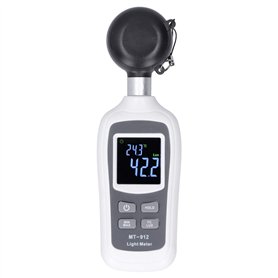 MT-912 Compteur de lumière numérique Portable Compteur d'éclairage LCD Mini luxmètre luminomètre photomètre 0~200 K LX