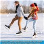 1 Paire de Protections de Lame de Patin de Hockey sur Glace en Plastique avec Ressort réglab