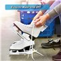 VGEBY Protections de Lame de Patin, 1 Paire de Protections de Lame de Patin de Hockey sur Glace en Plastique avec Ressort réglab