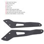 Support de Barre Lumineuse à LED Support de latéral Accessoires en Acier adaptés pour Maverick X3 DS RS UTV 2017-2019 Support de