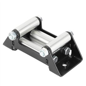 Rouleau de câble de treuil guide-câble universel robuste côte à côte guide-câble 125mm / 5in trou Diatance adapté à la plupart d