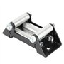 Rouleau de câble de treuil guide-câble universel robuste côte à côte guide-câble 125mm / 5in trou Diatance adapté à la plupart d