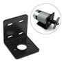 Kuuleyn Support de Moteur, Base Fixe de Support de Support à Angle Droit de dureté élevée pour NO. Moteur 775 pour Le perçage, L