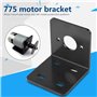 Kuuleyn Support de Moteur, Base Fixe de Support de Support à Angle Droit de dureté élevée pour NO. Moteur 775 pour Le perçage, L