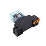 Relais de Puissance de Bobine avec Socle de Prise AC 220V 10A DPDT LY2NJ HH62P HHC68A-2Z, pour télécommande, Communication, syst