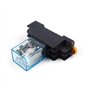 Relais de Puissance de Bobine avec Socle de Prise AC 220V 10A DPDT LY2NJ HH62P HHC68A-2Z, pour télécommande, Communication, syst