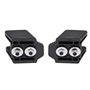 Loquet de Capot, 2 Ensembles de loquets de sécurité de loquet de Capot de Voiture et Supports pour TJ 1997-2006 55176636AD 55395