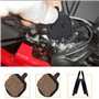 PUSOKEI 4 Paires de Plaquettes de Frein à Disque de VTT, pour Semelle Hayes MX2 / 3/4/5 CX5 GX-C GX2, 0.98 x 0.78 Pouces