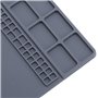 Brrnoo Tapis horlogerie, Tapis en Caoutchouc antidérapant, Tapis de Table de réparation de Montre, Accessoire d'entretien d'horl