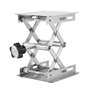 Table Élévatrice de Laboratoire, Plate-forme de levage de laboratoire, table élévatrice à ciseaux 100x100 mm Hauteur de Levage E