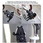 1 Paire de pédales de vélo en Nylon Creuses pédales de Cyclisme avec cale-Pieds et Sangles pour VTT vélo de Route