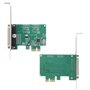 PC-Express1.0a Port parallèle Standard Imprimante DB25 LPT vers convertisseur PCI-E pour 98SE / ME / 2