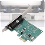 Adaptateur PCI parallèle, PC-Express1.0a Port parallèle Standard Imprimante DB25 LPT vers convertisseur PCI-E pour 98SE / ME / 2