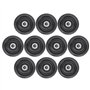 10 pièces/Ensemble 75mm / 90mm roulement en Nylon poulie Roue de Remplacement Noir pour câble Machine équipement de Gymnastique 