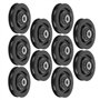 10 pièces/Ensemble 75mm / 90mm roulement en Nylon poulie Roue de Remplacement Noir pour câble Machine équipement de Gymnastique 