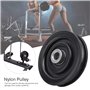 10 pièces/Ensemble 75mm / 90mm roulement en Nylon poulie Roue de Remplacement Noir pour câble Machine équipement de Gymnastique 