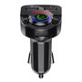 Transmetteur FM Bluetooth pour Voiture G32 12-24V Adaptateur de Voiture Bluetooth Lecteur MP3 FM Carte mémoire Mains Libres A2DP