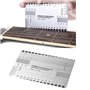 Ensemble d'outils de Guitare Eujgoov règle d'action de chaîne Accessoires de Guitare, y Compris la jauge de Rayon de Ponceuse po