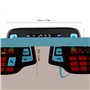 Support de Guidon BT Lecteur MP3 Audio stéréo Haut-Parleur système d'amplificat