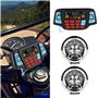 Haut-parleurs de Moto de Moto Bluetooth étanche, Support de Guidon BT Lecteur MP3 Audio stéréo Haut-Parleur système d'amplificat