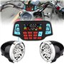 Haut-parleurs de Moto de Moto Bluetooth étanche, Support de Guidon BT Lecteur MP3 Audio stéréo Haut-Parleur système d'amplificat