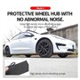 OmPton 4 pièces 18 Pouces enjoliveur, Compatible for Tesla modèle 3 2023 enjoliveur de Roue Automobile Remplacement enjoliveur d