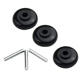 Beegie 3x Essieux Et Rouleaux Têtes Motorisées Petites Roues À Arbre. Compatible For Dyson. Remplacement Des Têtes Motrices Des