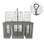 Panier à Couverts Universel Lave-Vaisselle Panier à Vaisselle Organisateur de Rangement de Cuisine Accessoires de Lave-Vaisselle
