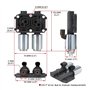 Solénoïde linéaire double de transmission, référence 28260-PRP-014, compatible avec les transmissions automatiques et pièces de 