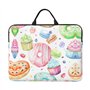 Cupcakes Donuts Muffins Sugar Housse pour ordinateur portable 14" – Sacoche polyvalente à bandoulière conçue pour les voyages d'