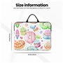 Cupcakes Donuts Muffins Sugar Housse pour ordinateur portable 14" – Sacoche polyvalente à bandoulière conçue pour les voyages d'
