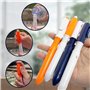 3pcs Mini Pistolet à Eau, 2 en 1 stylos à Bille rétractables avec Une Fonction drôle de pulvérisation d'eau, Jouets en Plastique