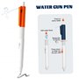 3pcs Mini Pistolet à Eau, 2 en 1 stylos à Bille rétractables avec Une Fonction drôle de pulvérisation d'eau, Jouets en Plastique
