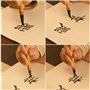 dvkGKLVq Pinceau de calligraphie, pinceau d'écriture, 3 pièces pinceaux de calligraphie chinoise Lian ensemble de pinceaux de pr