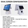 DDZJTPP Système POS, Caisse Enregistreuse POS, Caisse Enregistreuse avec Écran Tactile 20.4", 8 Go De RAM, 128 Go SSD, Windows, 