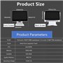 DDZJTPP Caisse Enregistreuse Tactile Complète Professionnelle,Système Caisse Enregistreuse Pos,avec écran Tactile 15,6 + 13,3'' 