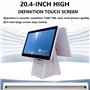 Écran Principal Tactile 20.4" + écran Client HD 20.4"