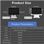 Caisse Enregistreuse écran Tactile Intelligente,Moniteur Caisse LCD Tout-en-Un Double écran 15,6'' + 13,3'' pour Petites Entrepr