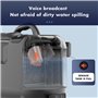 Machine de nettoyage de canapé en tissu, aspirateur 13Kpa 1200W, aspiration par pulvérisation, machine intégrée pour nettoyer le