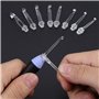 Crochets, Ensemble de Crochets Lumineux LED Rechargeables par USB, 9 en 1 Têtes Interchangeables Crochets Légers avec Accessoire