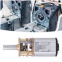 Motoréducteur, Ga12-N20 Dc6v 100 Tr/Min Moteur à Courant Continu à Réducteur De Vitesse Avec Boîte De Vitesses En Métal, Motoréd